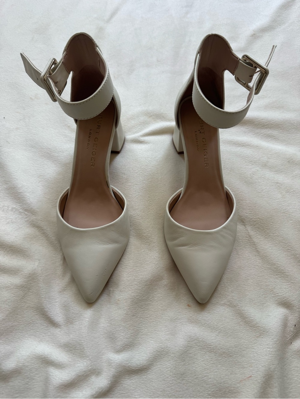 Kurt Geiger ankle strap block heels